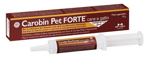 Carobin Pet Forte Pasta Benessere Intestinale Cane e Gatto 30 g