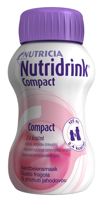 Nutricia Nutridrink Compact Fragola Supplemento Nutrizionale 4 x 125 ml