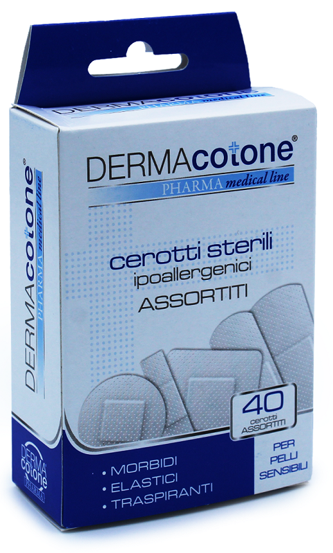 CEROTTO IPOALLERGENICO DERMACOTONE MISURE ASSORTITE 40 PEZZI