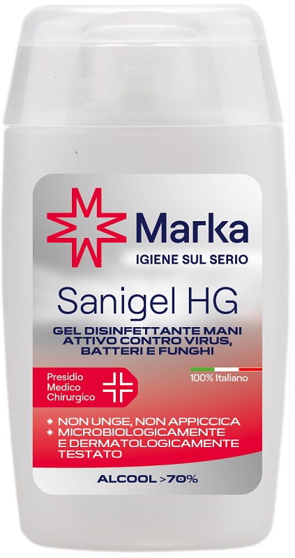 MARKA SANIGEL HG GEL DISINFETTANTE MANI ALCOOL 70% 100 ML
