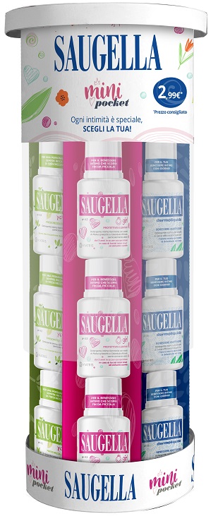 SAUGELLA EXPO PROMO POCKET II CVS 2022 SAUGELLA UOMO 100 ML+SAUGELLA GIRL 100 ML+SAUGELLA DERMOLIQUIDO 100 ML+SAUGELLA POLIGYN 100 ML+SAUGELLA ATTIVA 100 ML+SAUGELLA YOUFRESH 100ML