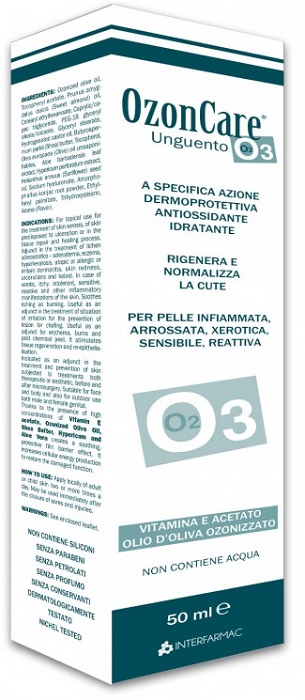 Ozoncare Unguento Idratante Pelle Arrossata 50 ml