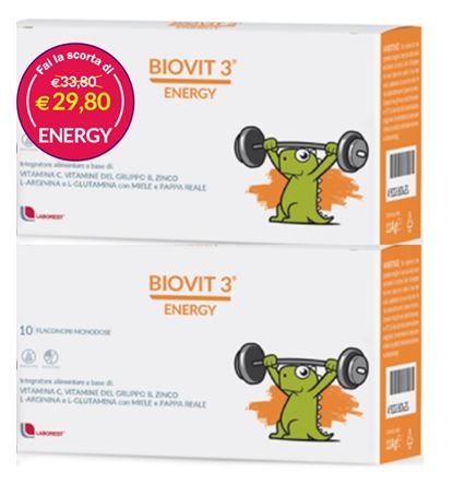 BIOVIT 3 ENERGY MULTIPACK 10 FLACONI X 2