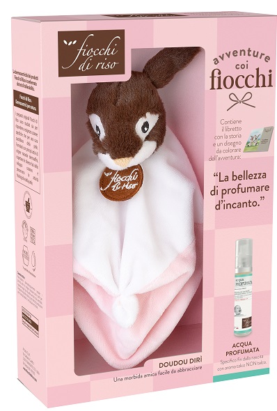 COFANETTO FIOCCHI DI RISO AVVENTURE DOUDOU ROSA