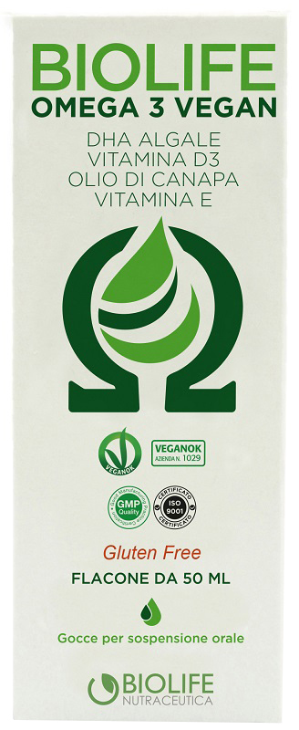 BIOLIFE OMEGA 3 VEGAN 50 ML
