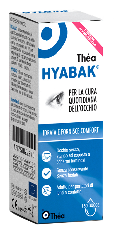 SOLUZIONE OFTALMICA MULTIDOSE HYABAK 5 ML