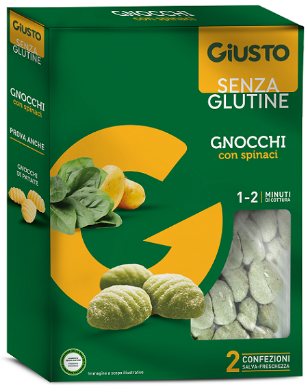GIUSTO SENZA GLUTINE GNOCCHI SPINACI 500 G