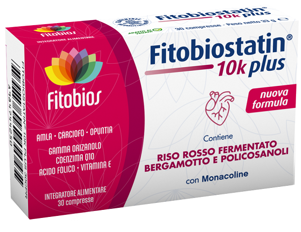 Fitobiostatin 10K Plus Integratore Colesterolo 30 Compresse