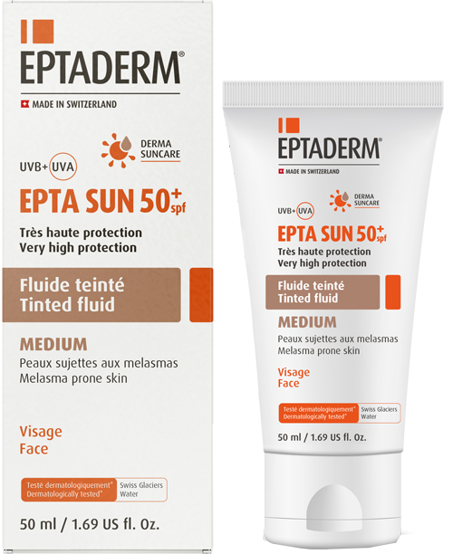 EPTA SUN SPF50 FLUIDO COLORATO 50 ML