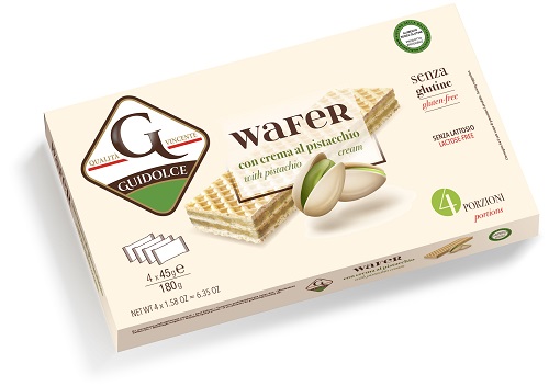 WAFER CON CREMA AL PISTACCHIO 180 G
