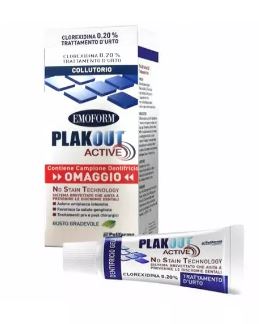 PLAK OUT ACTIVE 0,20% + DENTIFRICIO CM