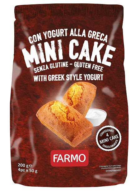 FARMO MINI CAKE YOGURT ALLA GRECA MULTIPACCO 4 PEZZI DA 50 G