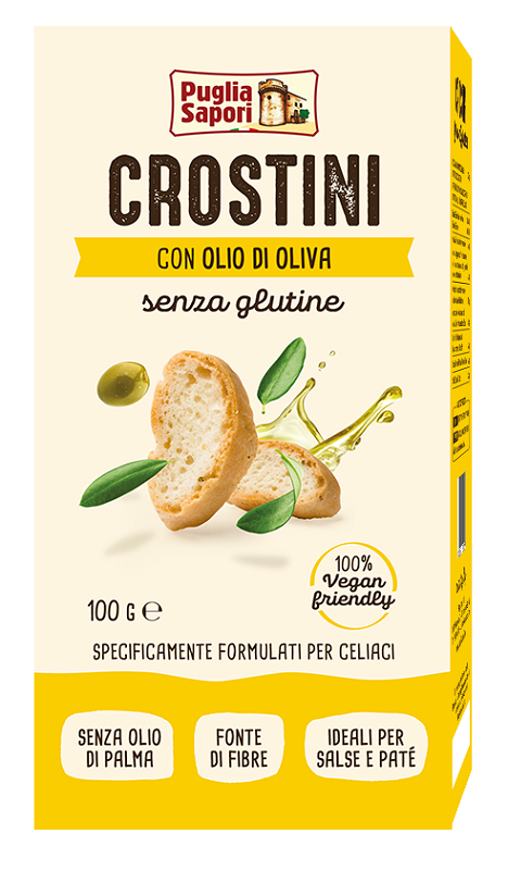 PUGLIA SAPORI CROSTINI OLIO OLIVA 100 G