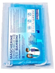 MASCHERINA FILTRANTE 3PZ