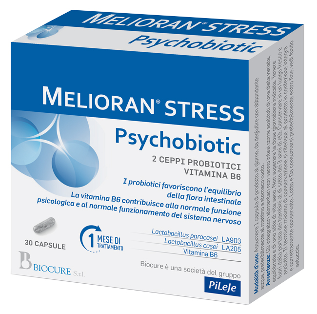 MELIORAN STRESS PSYCHOBIOTIC 30 CAPSULE