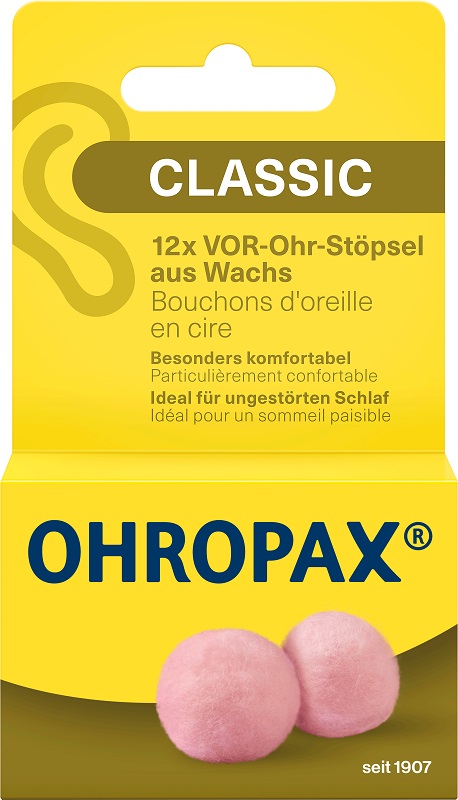 TAPPO AURICOLARE OHROPAX CERA 12 PEZZI