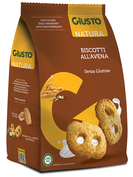 GIUSTO SENZA GLUTINE BISCOTTI AVENA 250 G