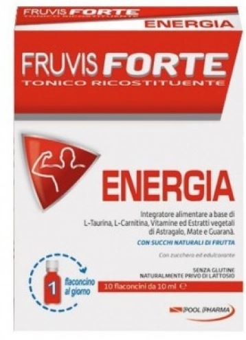FRUVIS FORTE ENERGIA 10 FLACONCINI DA 10 ML