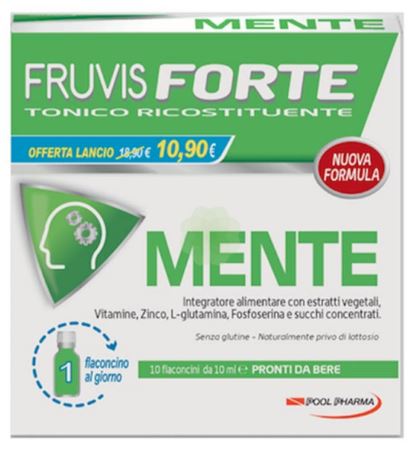 FRUVIS FORTE MENTE 10 FLACONCINI DA 10 ML
