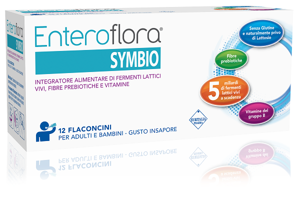 Enteroflora Symbio Integratore Fermenti Lattici 12 Flaconcini