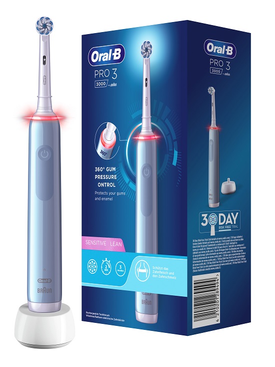 ORALB PRO 3 BLU SENS SPAZZ+2RE
