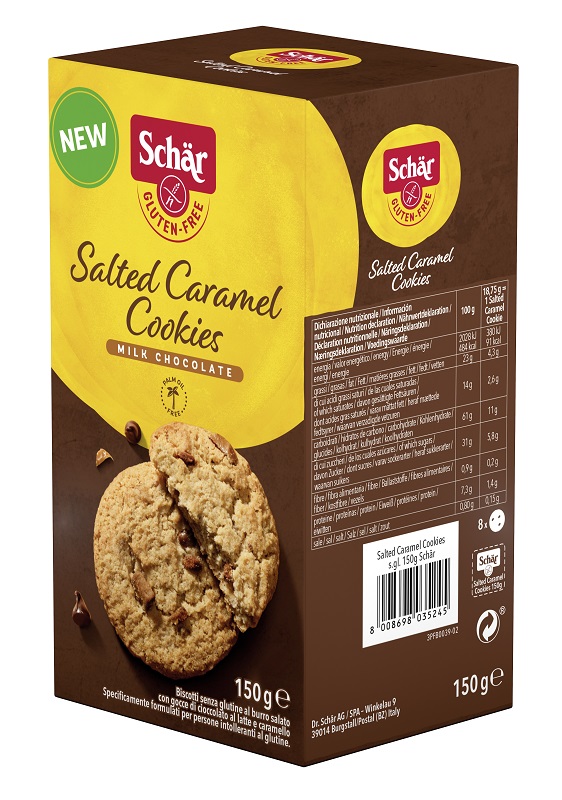 SCHAR SALTED CARAMEL COOKIES 150 G