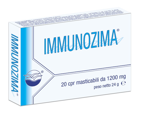 IMMUNOZIMA 20 COMPRESSE MASTICABILI DA 1200 MG