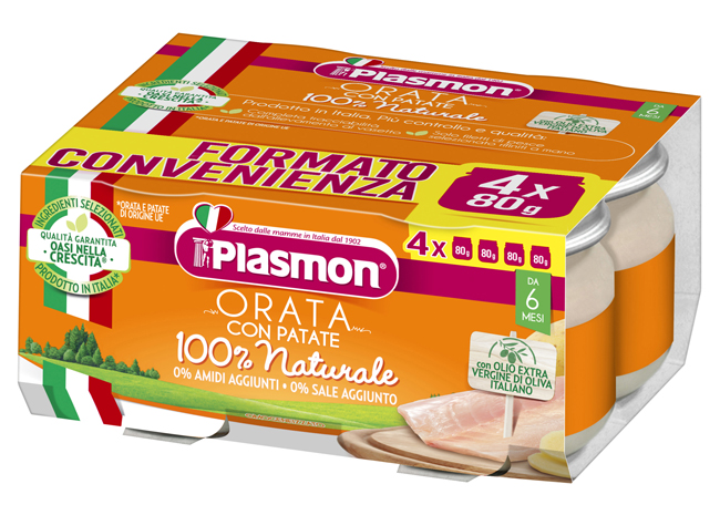 PLASMON ORATA CON PATATE 4 X 80 G