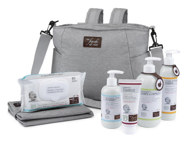 FIOCCHI DI RISO COFANETTO BORSA FASCIATOIO FIOCCHI