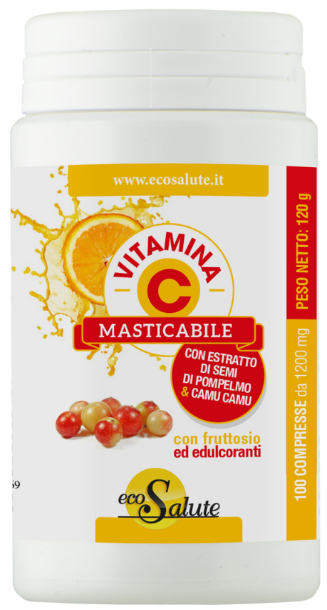 VITAMINA C MASTIC+CAMU 100CPR
