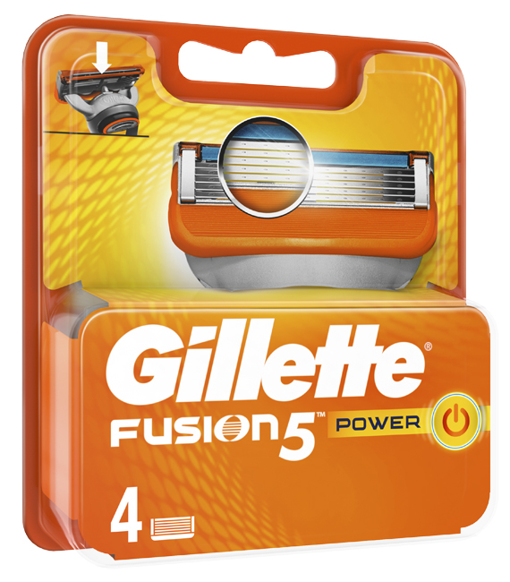 GILLETTE FUSION POWER LAME 4 PEZZI