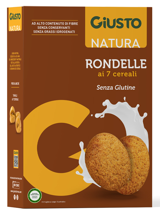 GIUSTO SENZA GLUTINE RONDELLE AI 7 CEREALI 250 G