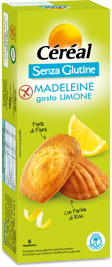 CEREAL SENZA GLUTINE MADELEINE LIMONE 180 G