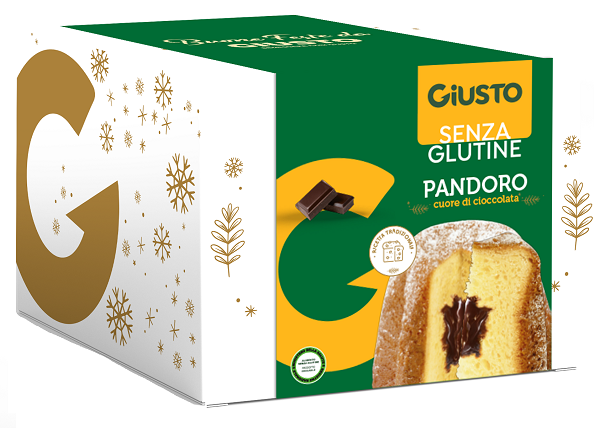 GIUSTO SENZA GLUTINE PANDORO CUORE CACAO 360 G