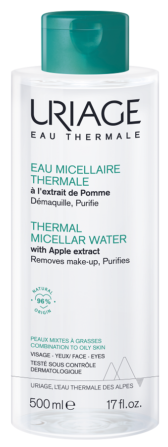 URIAGE EAU MICELLAIRE THERMALE PELLI MISTE GRASSE FLACONE 500 ML