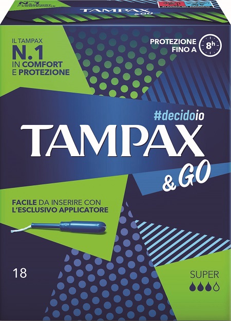 TAMPAX &GO SUPER 18 PEZZI