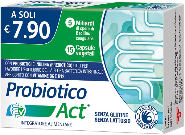 PROBIOTICO ACT 15CPS VEGETALI