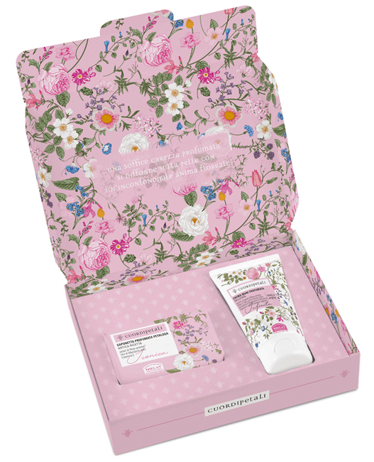 CUOR DI PETALI SET CREMA MANI 50 ML + SAPONETTA 100 G
