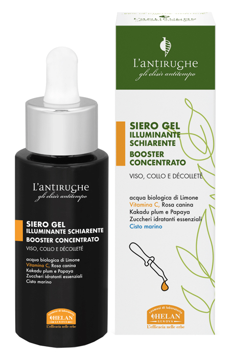 L'Antirughe Elisir Antitempo Siero Gel Viso Illuminante Schiarente 30 ml