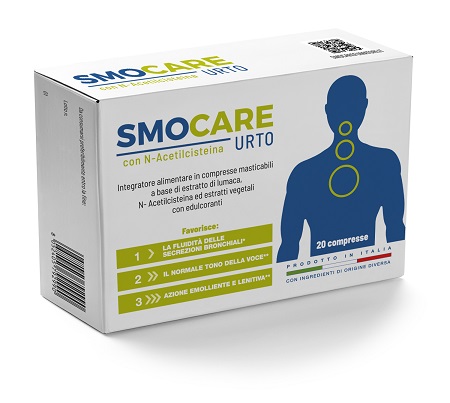 SMOCARE FUMATORI URTO 20 COMPRESSE CON N-ACETILCISTEINA