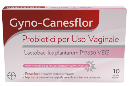 GYNO-CANESFLOR 10 CAPSULE VAGINALI