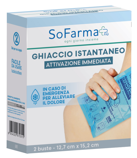 GHIACCIO ISTANTANEO SOFARMAPIU' 2 PEZZI