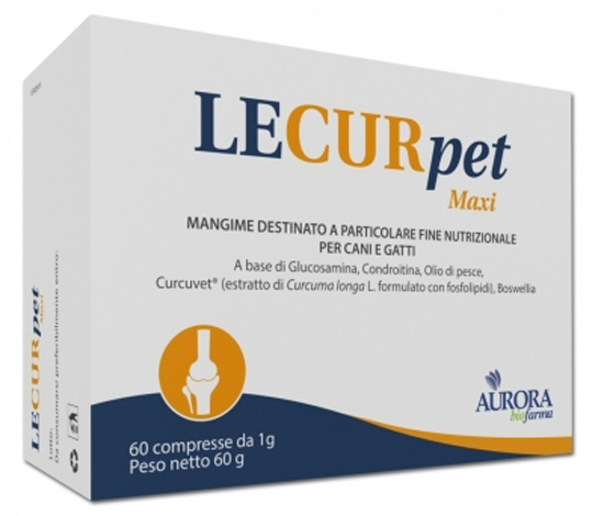Lecurpet Maxi Integratore Articolare Cani e Gatti 60 Compresse