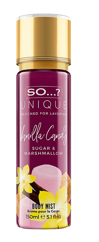 SO UNIQUE VANILLA CANDY BODY MIST 150 ML