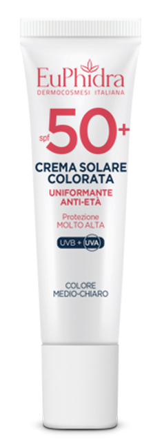 EUPHIDRA KALEIDO CREMA COLORATA MEDIO-CHIARO VISO SPF50+ 30ML