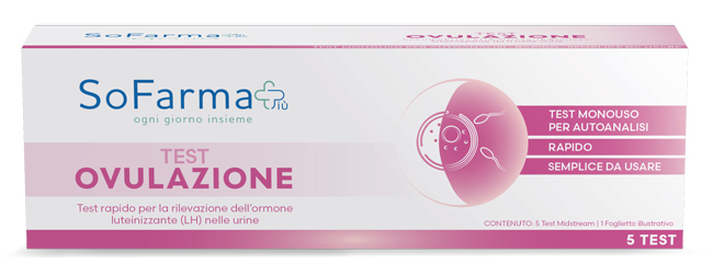 SOFARMAPIU' TEST AUTODIAGNOSTICO OVULAZIONE 5 PEZZI
