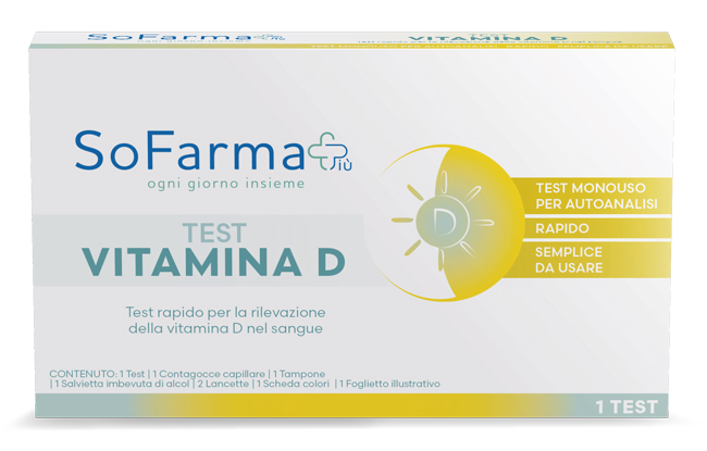 SOFARMAPIU' TEST AUTODIAGNOSTICO VITAMINA D 1 PEZZO