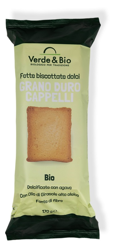 VERDE&BIO FETTE BISCOTTATE DOLCI DI CAPPELLI DOLCIFICATE CONAGAVE 170 G