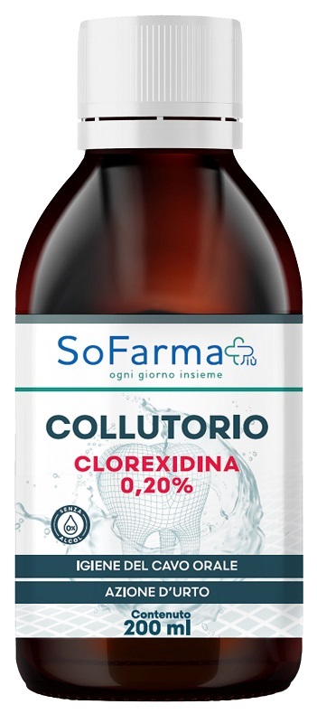 SOFARMAPIU' COLLUTORIO CLOREX 020 300 ML