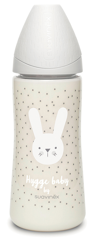 SUAVINEX HYGGE BIBERON 360 PAPPA S CONIGLIO POIS GHIACCIO